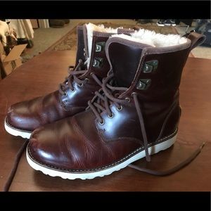 Burgundy UGG boots